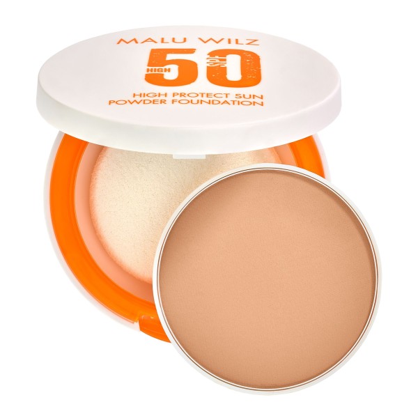 אבקת פודרה עם מקדם הגנה - POWDER FOUNDATION SPF 50 | מלו ווילז