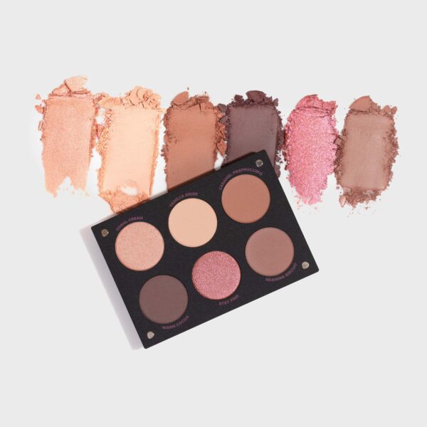 פלטת צלליות - אינגלוט PLAYINN FIZZY TOFFEE EYESHADOW PALETTE | INGLOT – תמונה 2
