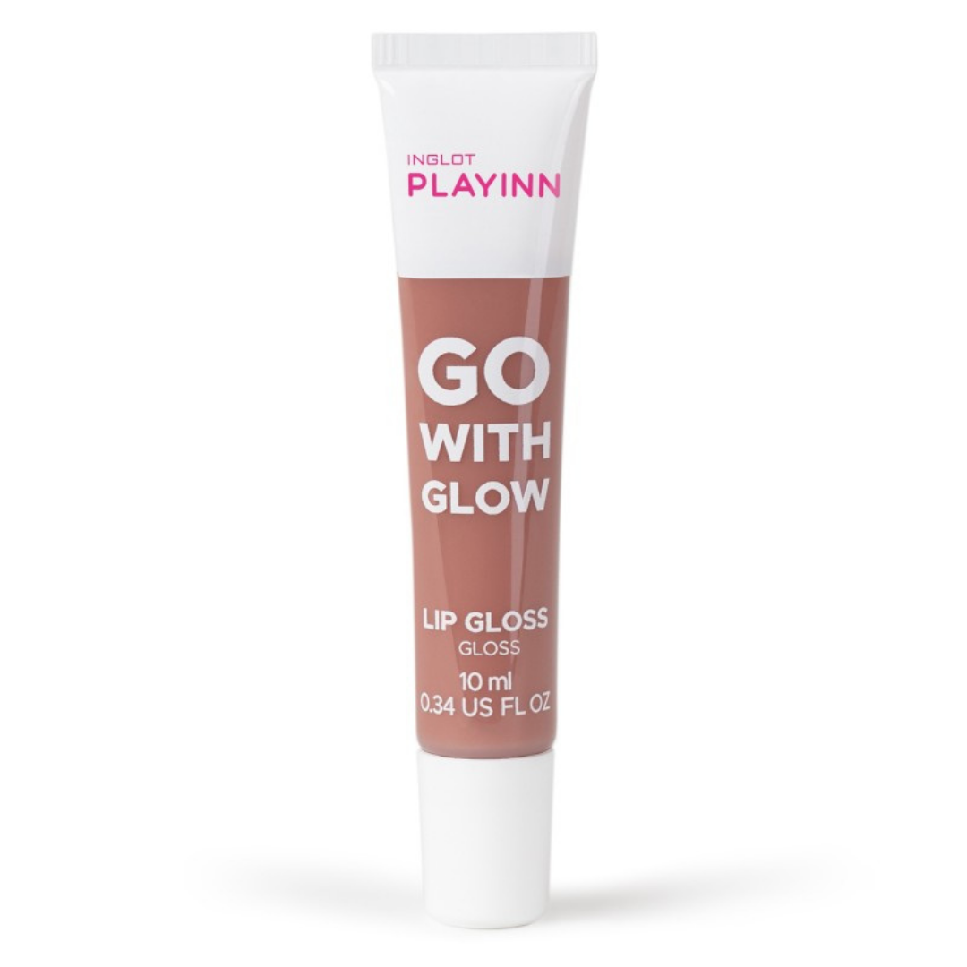 גלוס חצי שקוף - אינגלוט PLAYINN GO WITH GLOW LIP GLOSS | INGLOT