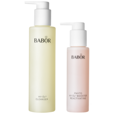 שמן הידרופילי ופיטו אקטיב לחידוש - בבור HY-ÖL Cleanser & Phyto HY-ÖL Booster Reactivating | BABOR
