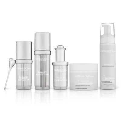 ערכת טיפוח יוקרתית לעור קורן ומוצק – GORGEOUSkin DERMLIFT Glow & Firm Bundle
